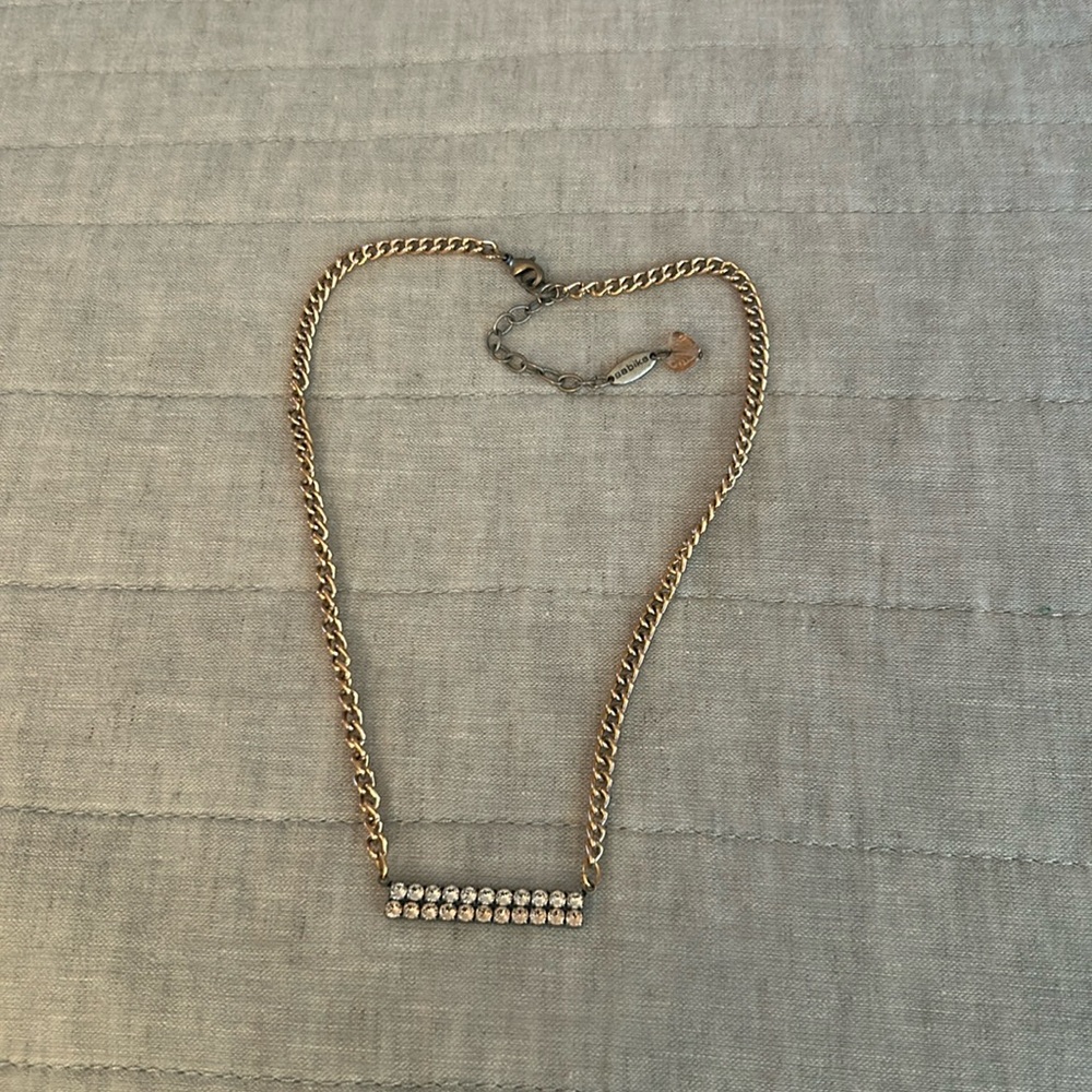 Like new Sabika bar necklace.